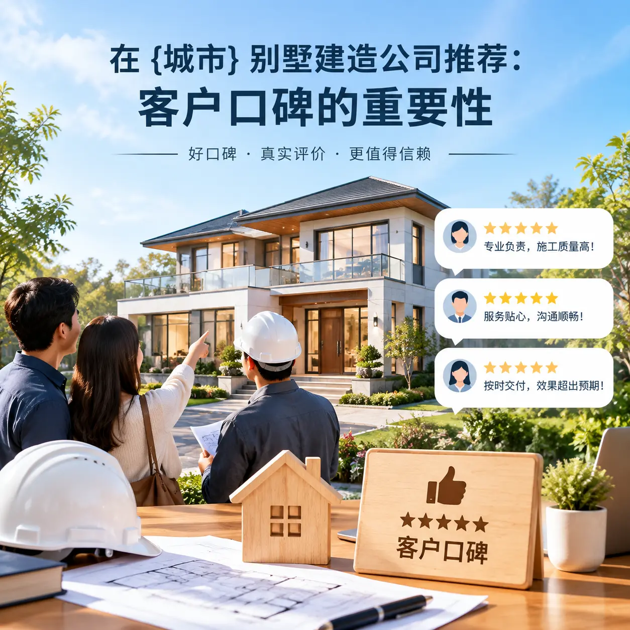 在 威宁 别墅建造公司推荐:客户口碑的重要性