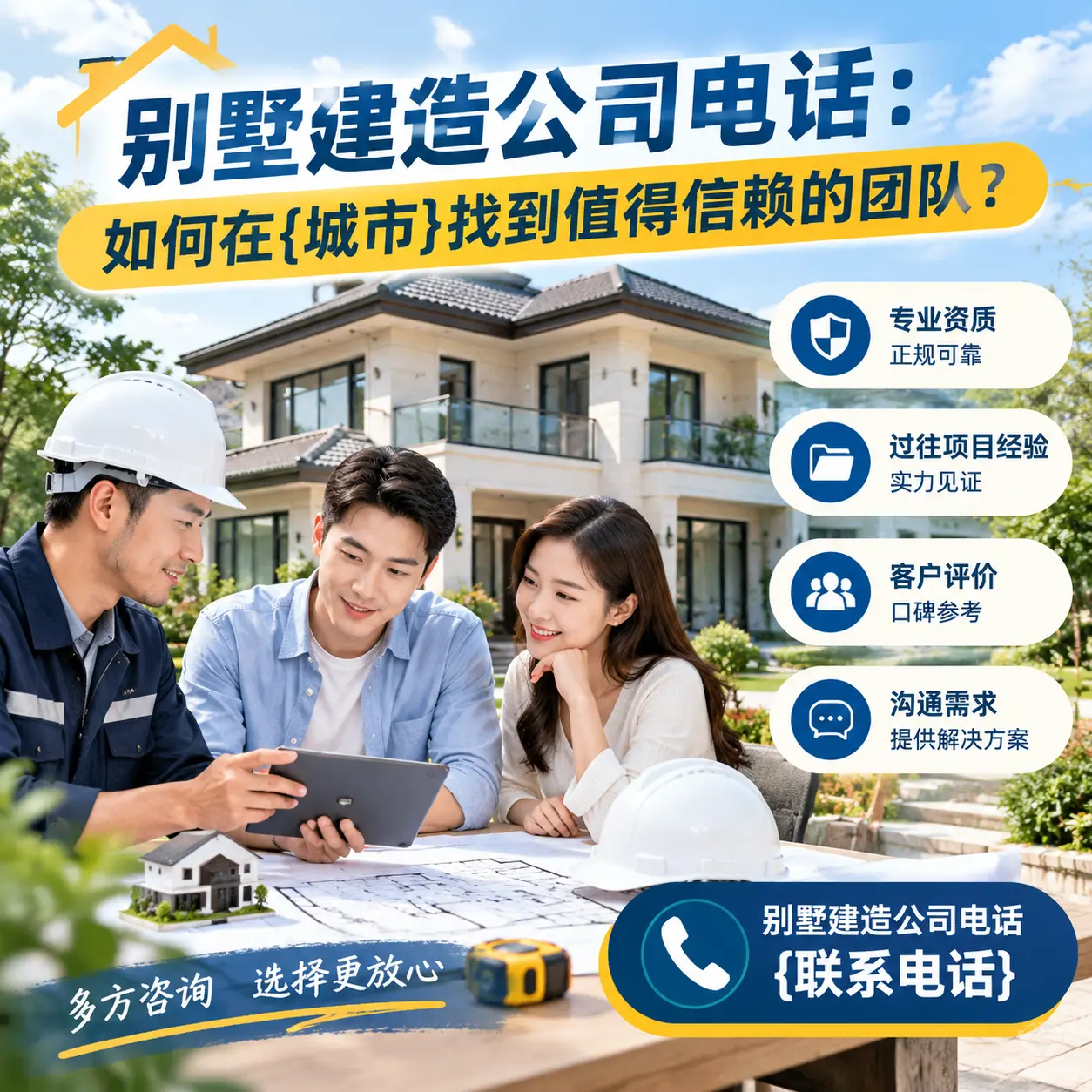 别墅建造公司电话：如何在威宁找到值得信赖的团队？