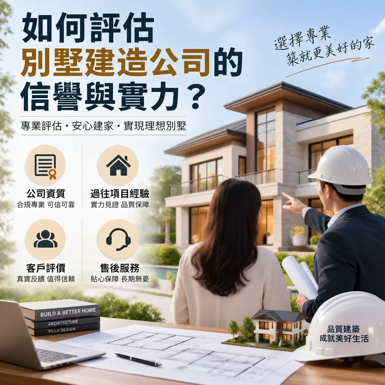 如何评估 威宁 别墅建造公司的信誉与实力？
