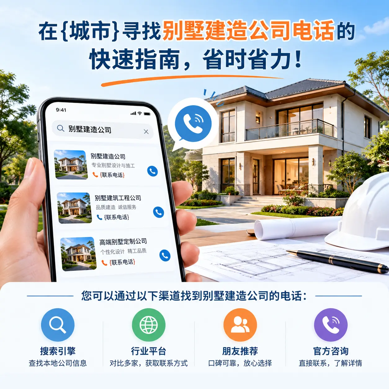 在威宁寻找别墅建造公司电话的快速指南，省时省力！