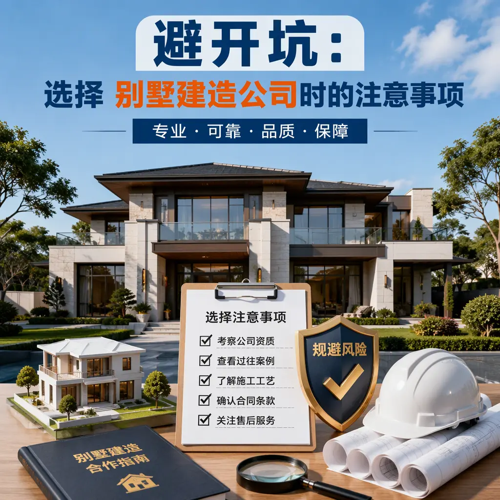 避开坑:选择 威宁 别墅建造公司时的注意事项