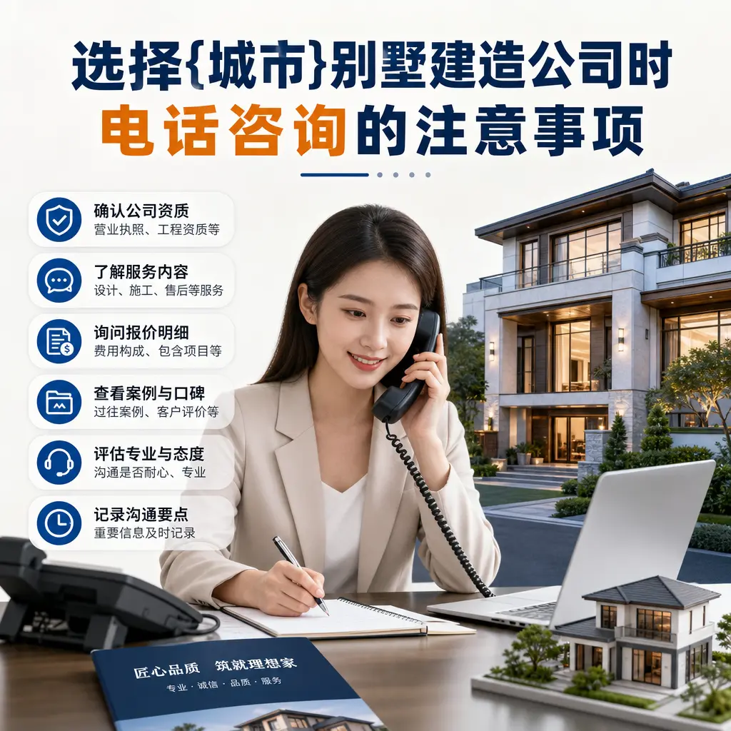 选择威宁别墅建造公司时,电话咨询的注意事项