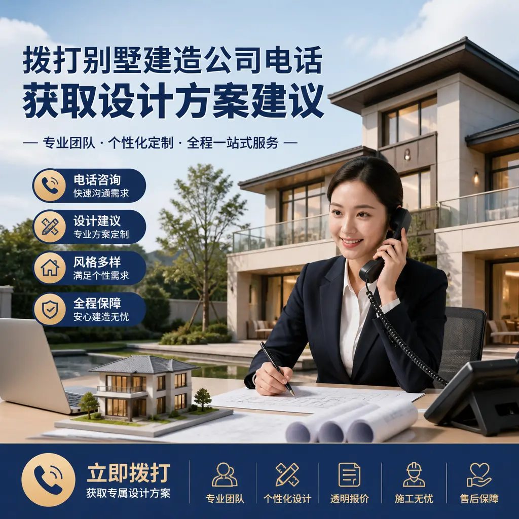 拨打威宁别墅建造公司电话,获取设计方案建议
