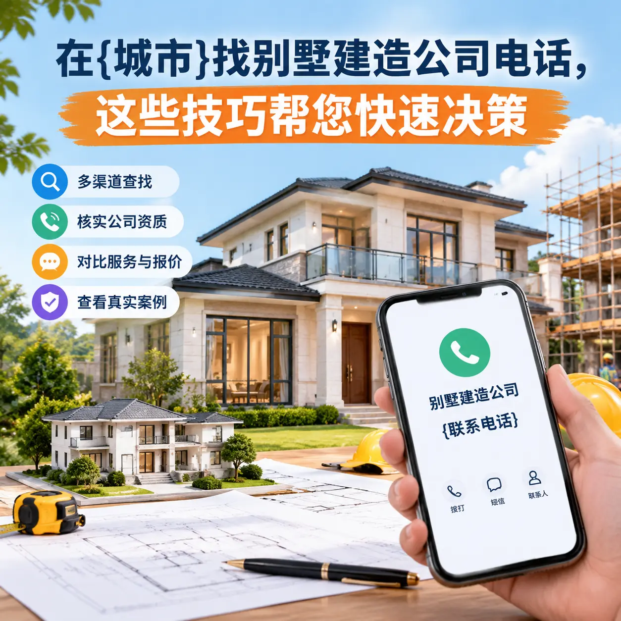 在威宁找别墅建造公司电话，这些技巧帮您快速决策
