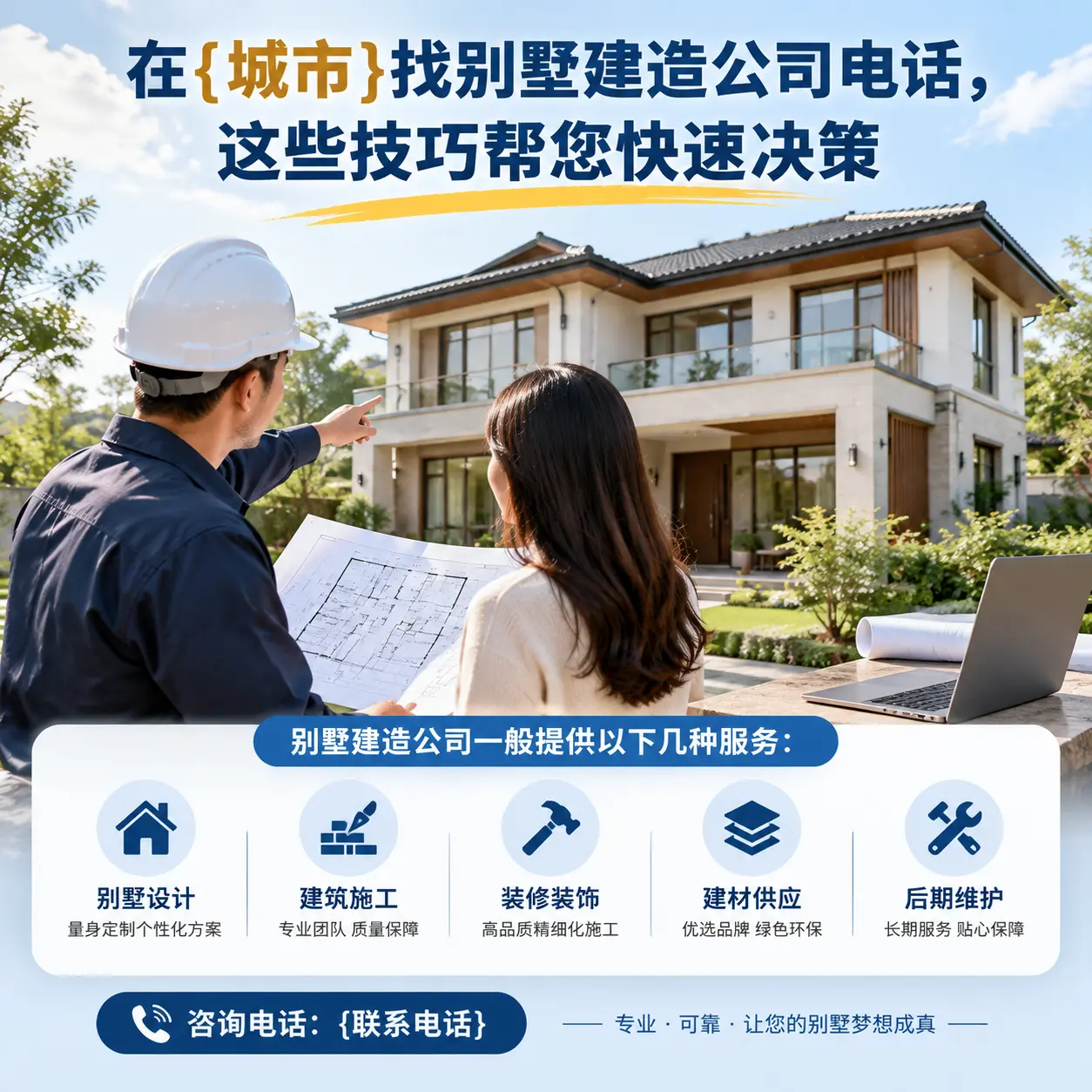 在威宁找别墅建造公司电话，这些技巧帮您快速决策