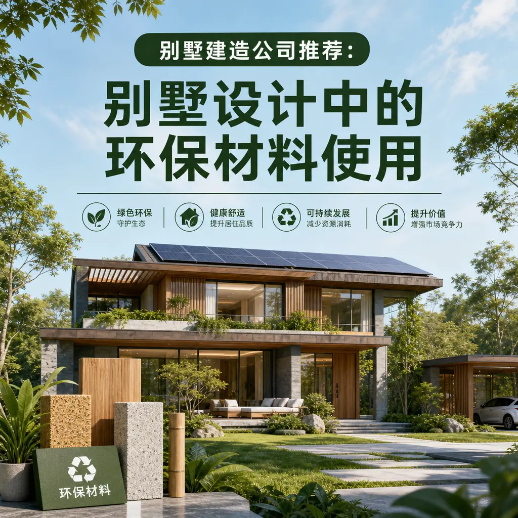 别墅建造公司推荐: 威宁 别墅设计中的环保材料使用