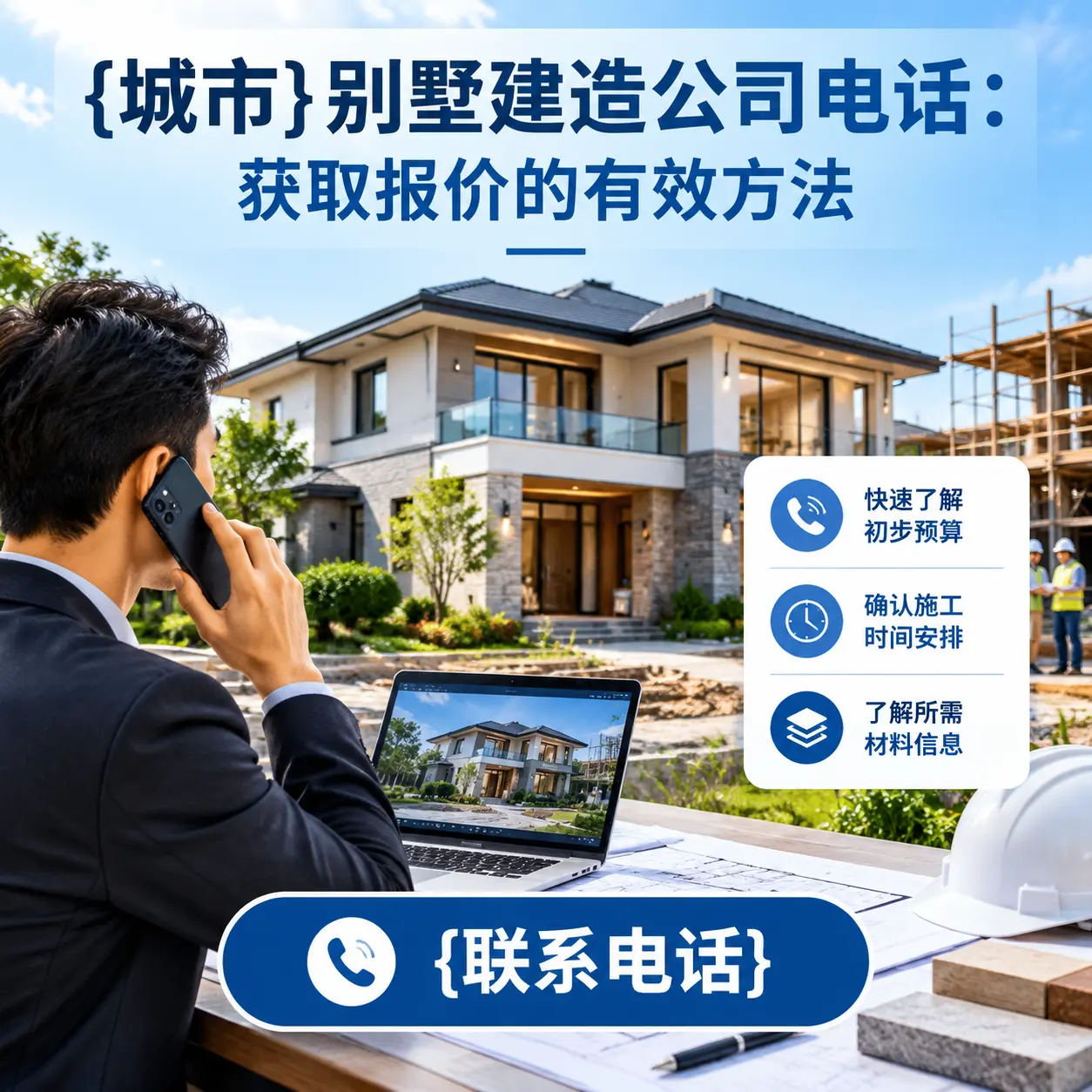 威宁别墅建造公司电话:获取报价的有效方法