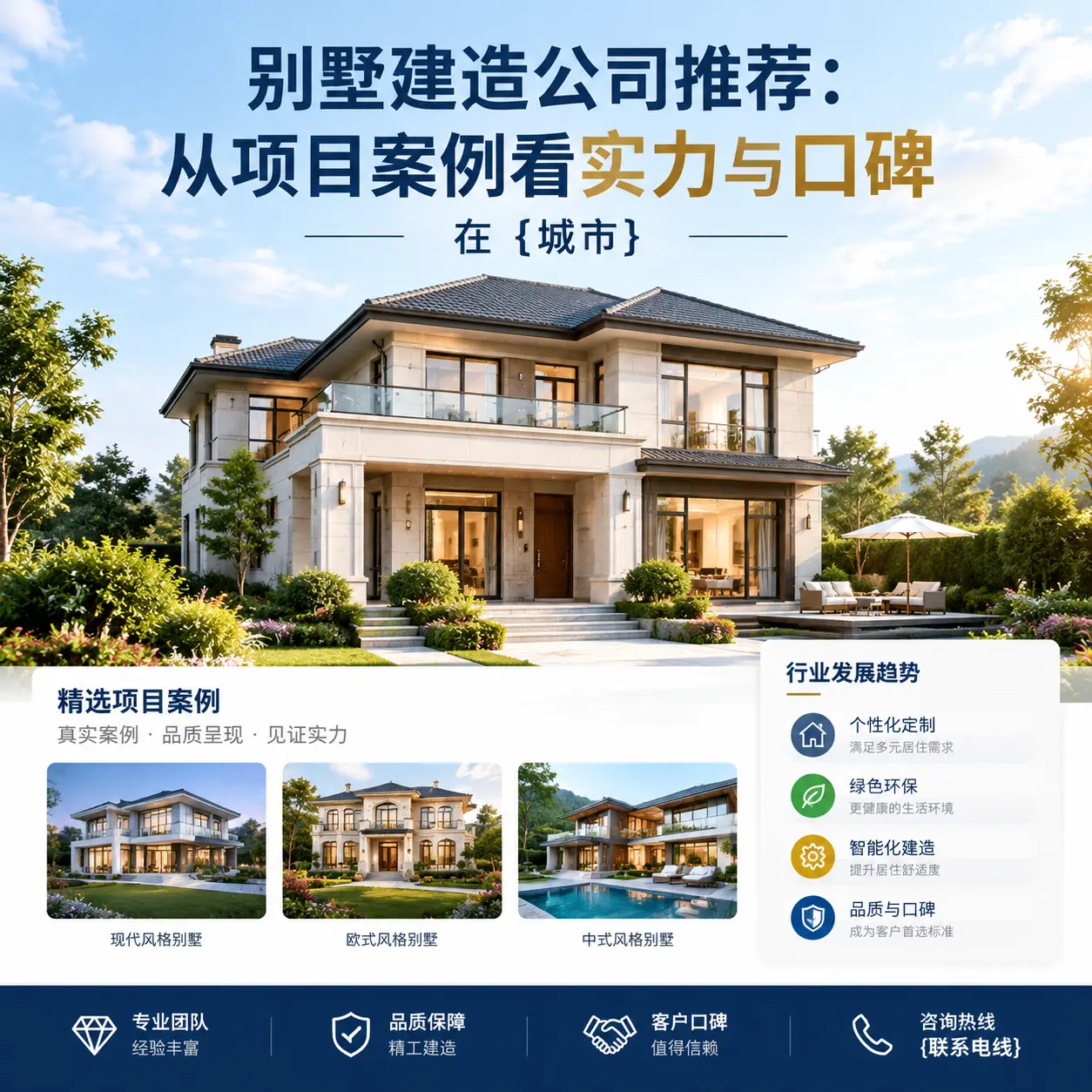 别墅建造公司推荐：从项目案例看实力与口碑在 威宁